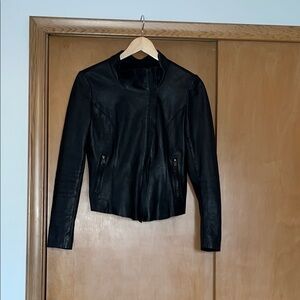 Bod & Christensen Black Leather Jacket